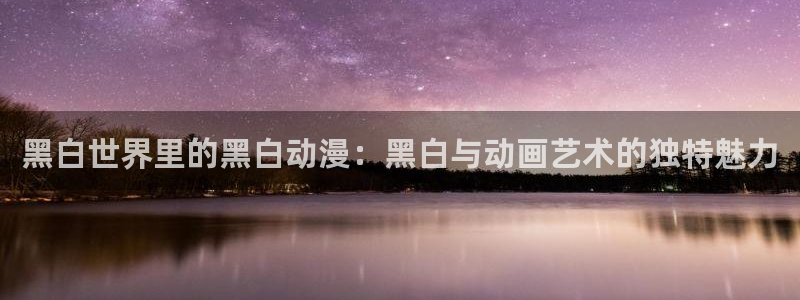 omofun动漫网,omofun弹幕网：黑白世界里的黑白动漫：黑白与动画艺术的独特魅力