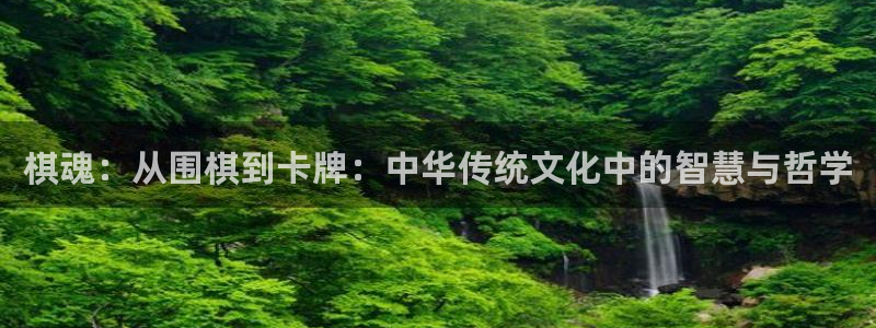 omofun动漫网站：棋魂：从围棋到卡牌：中华传统文化中的智慧与哲学