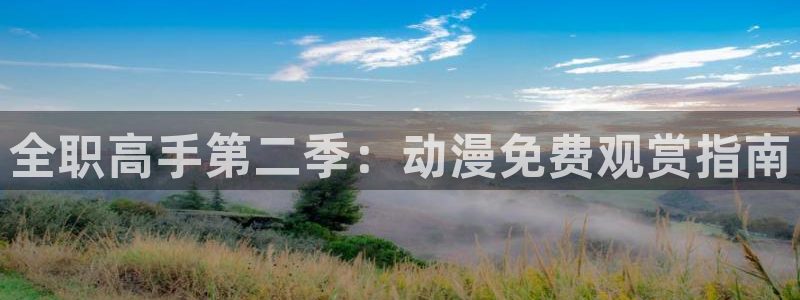 omofun动漫网站入口：全职高手第二季：动漫免费观赏指南